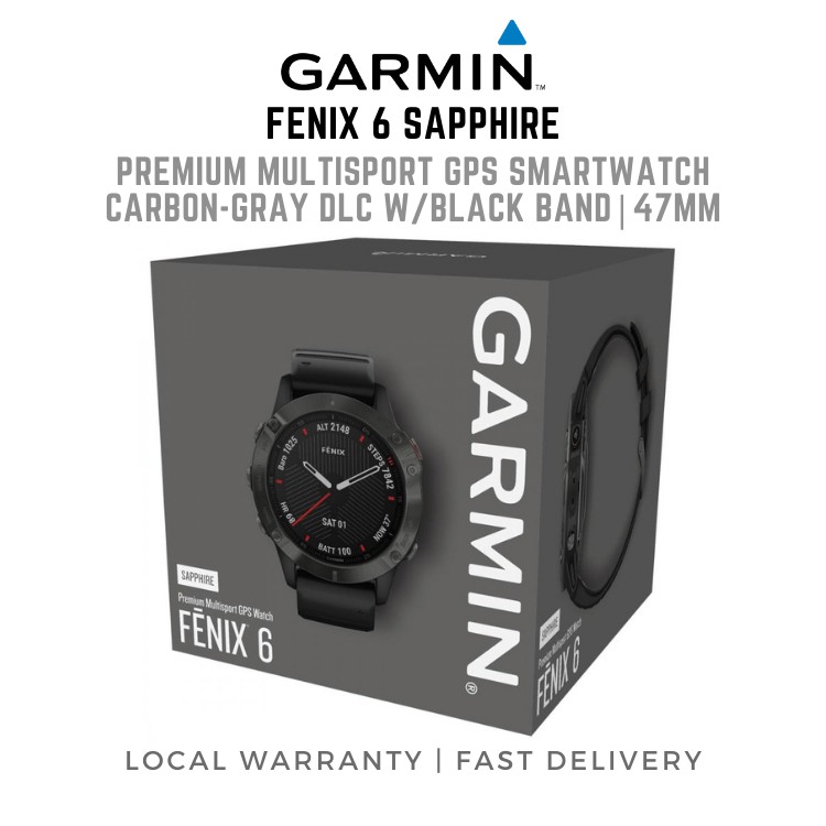  Garmin fenix 6 Sapphire, Premium Multisport GPS Watch