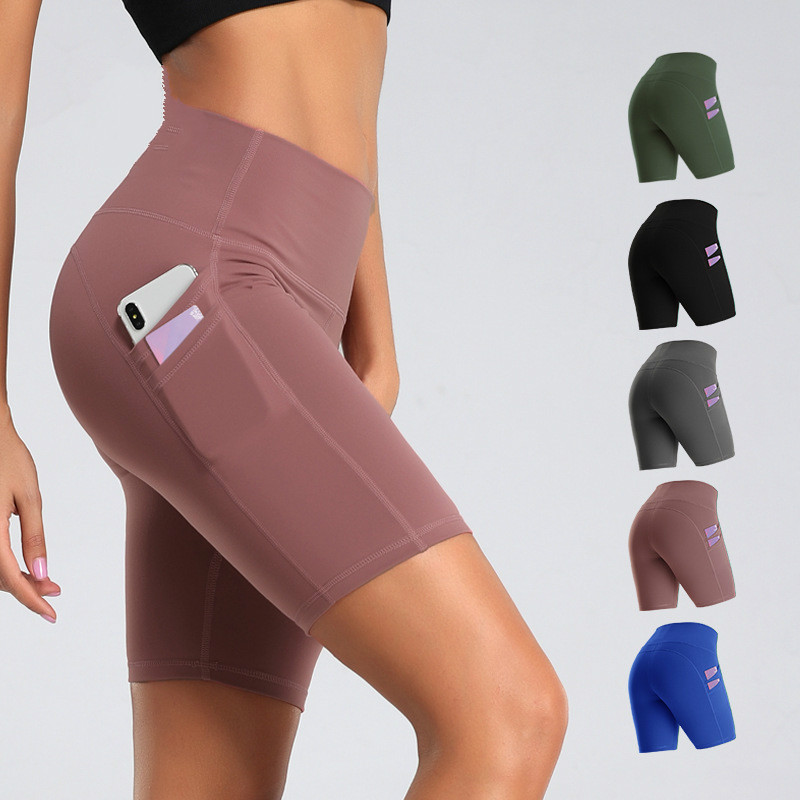 Sports Leggings women wear fake two-piece quick dry Yoga Pants
