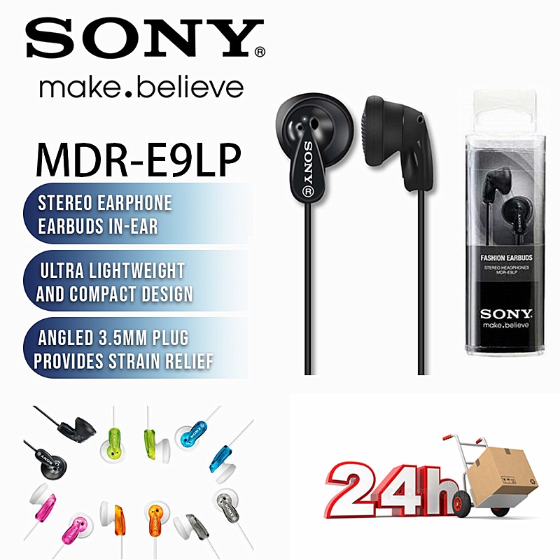 SONY MDR E9LP 3.5mm In Ear Earphone Earbuds Stereo Headset