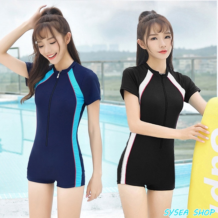 Swimming togs with on sale shorts