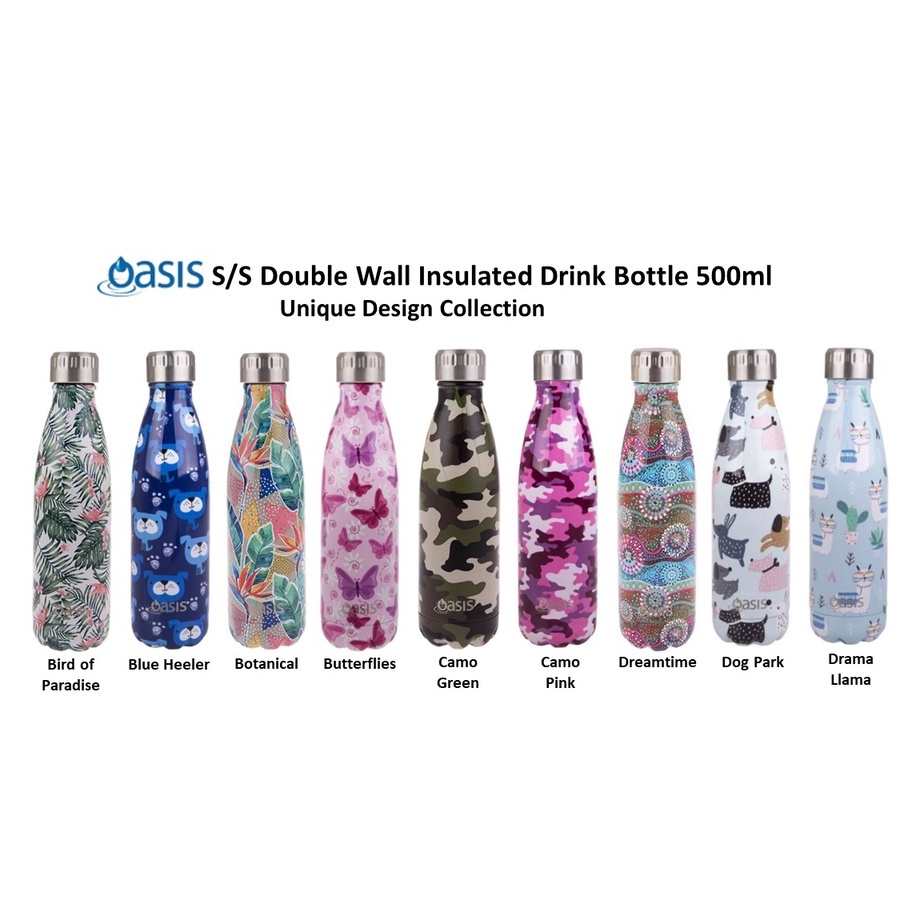 Oasis® 500mL Stainless Steel Insulated Drink Bottles
