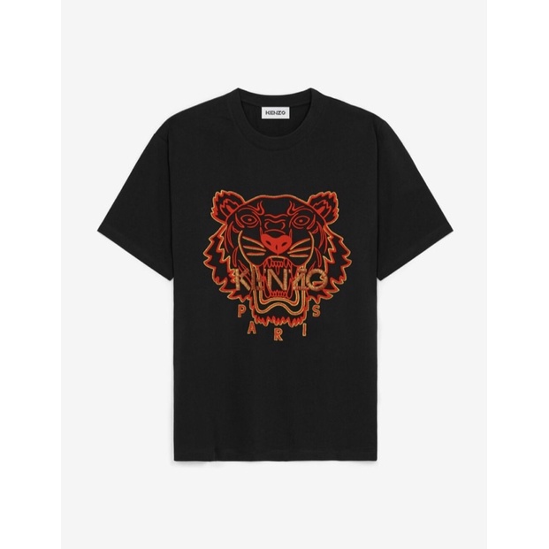 Kenzo tiger best sale embroidered t shirt