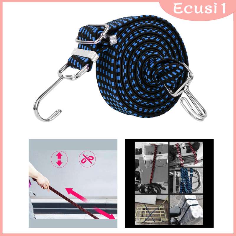 Elastic luggage cheap rope with hooks