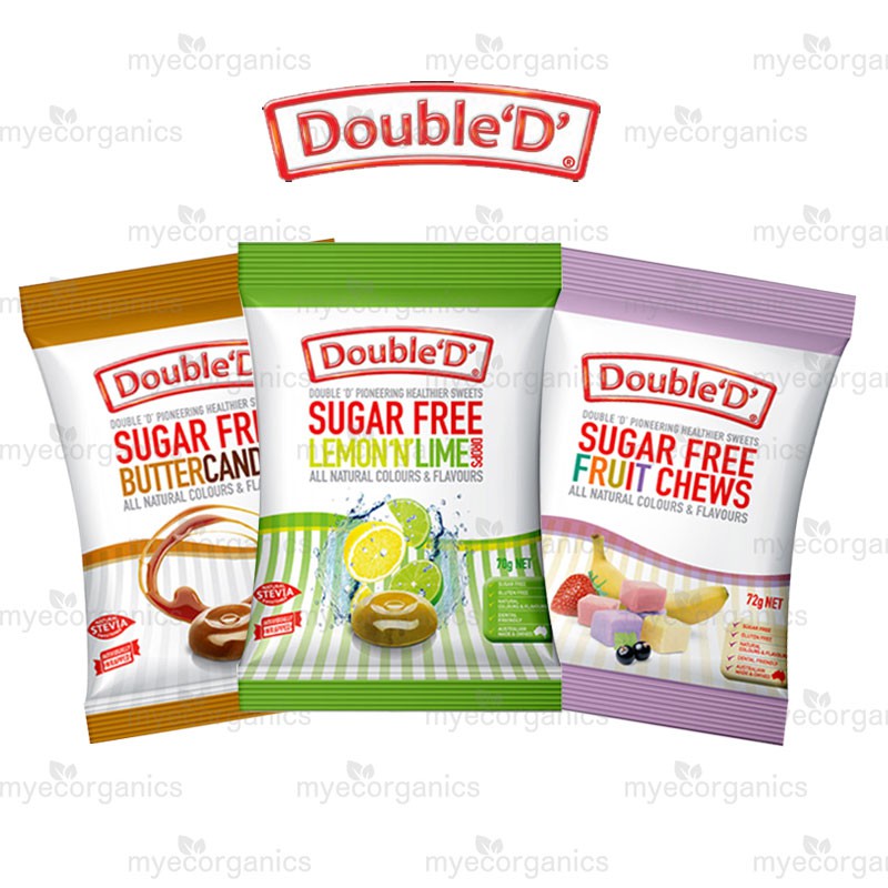 Double D Sugar-Free Fruit Drops 70gm