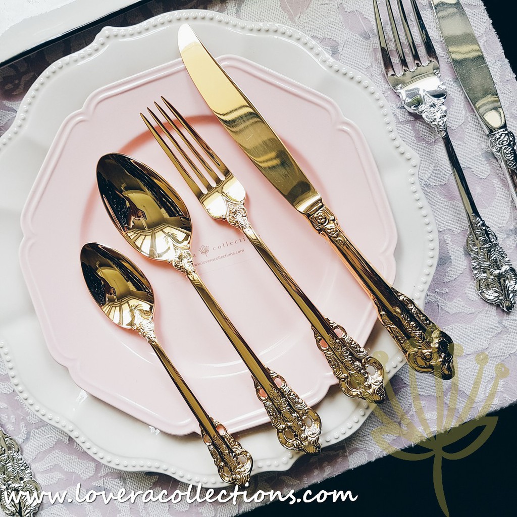 Gold and clearance silver cutlery