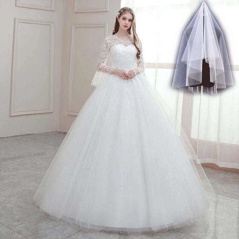 White bridal store frocks