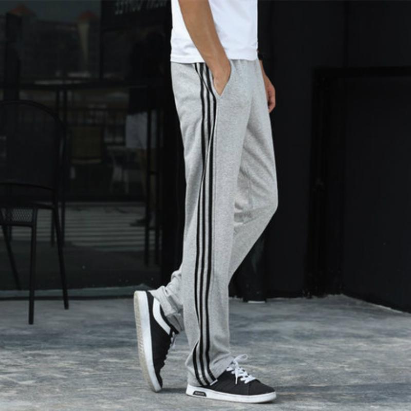 Mens side clearance stripe track pants