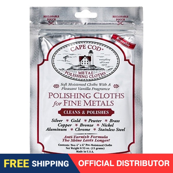 Cape Cod ® Polish - Metal Polishing Cloths (Foil Pouch) | Shopee