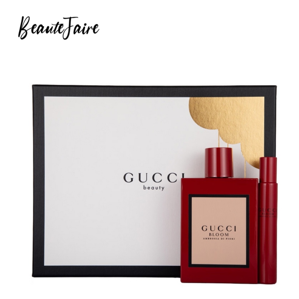 Gucci bloom ambrosia di best sale fiori set