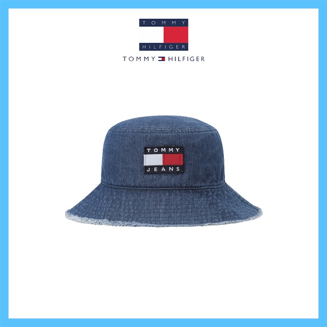 Tommy Hilfiger Blue Heritage Denim Bucket Hat