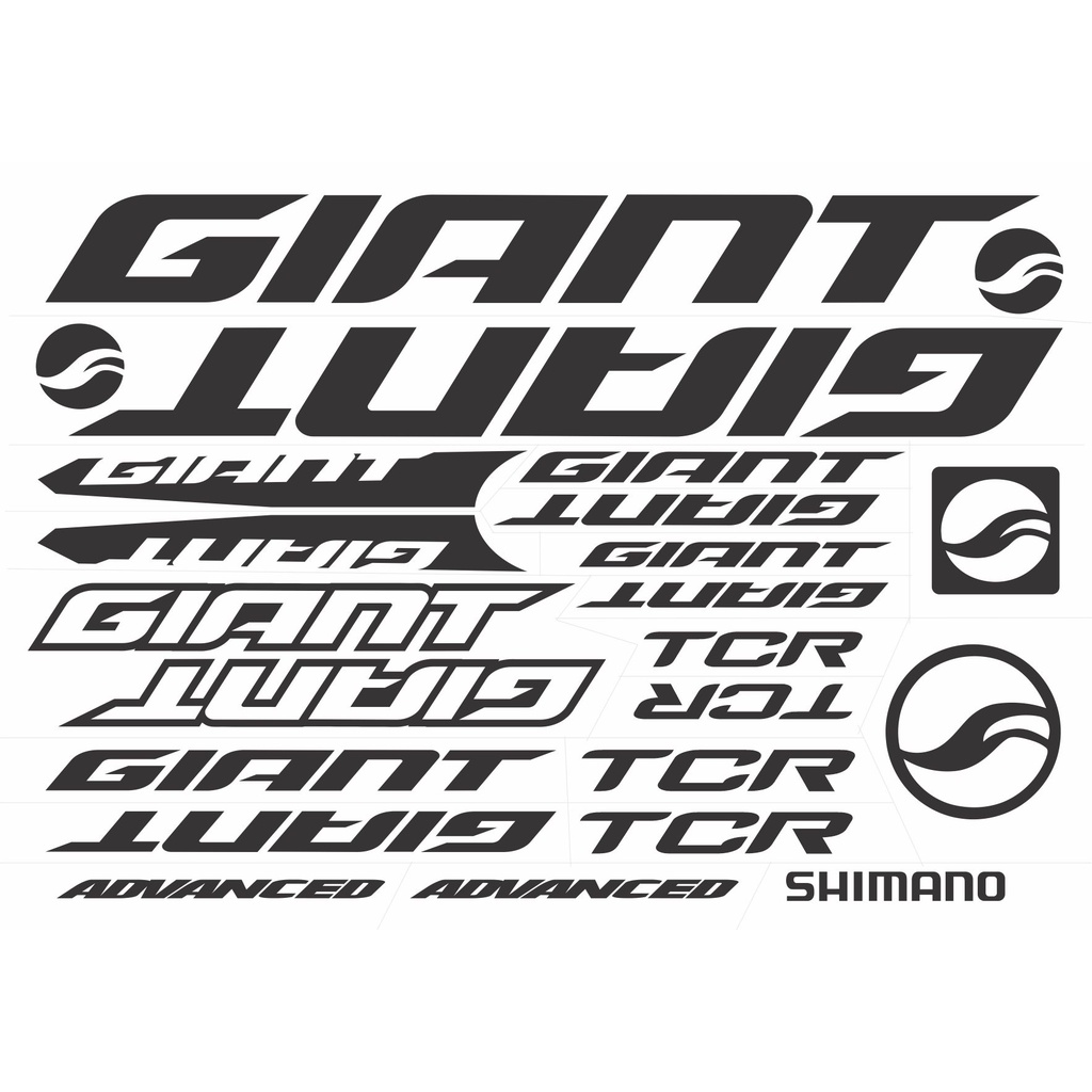 Giant tcr sticker online set