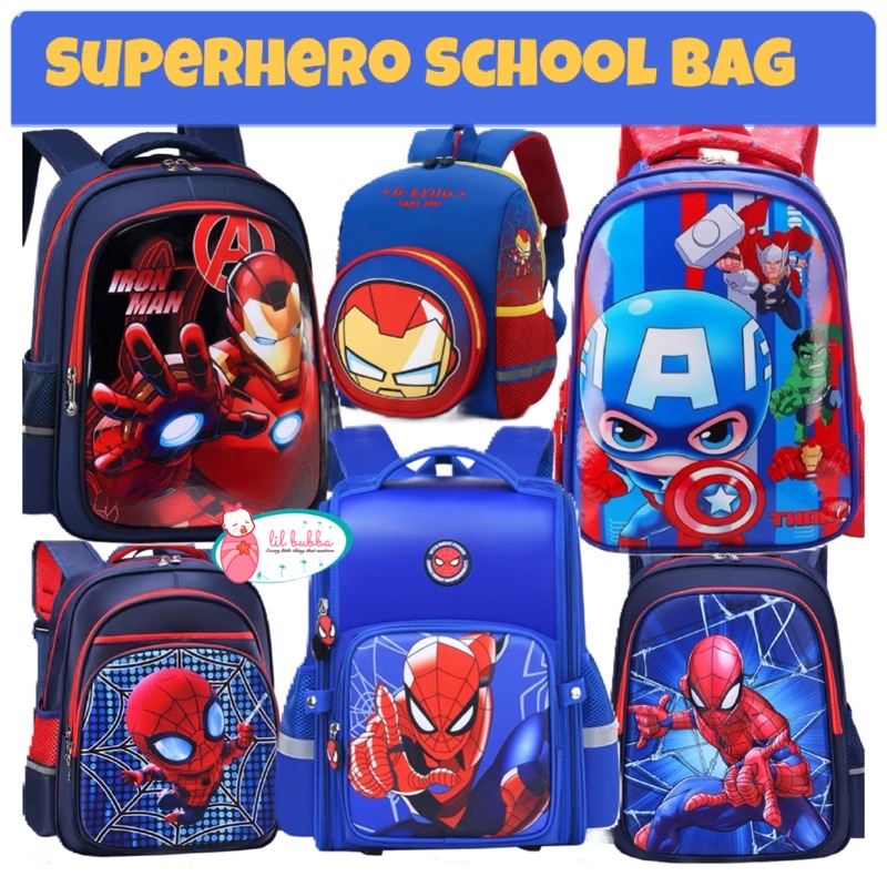 Superhero school outlet bag