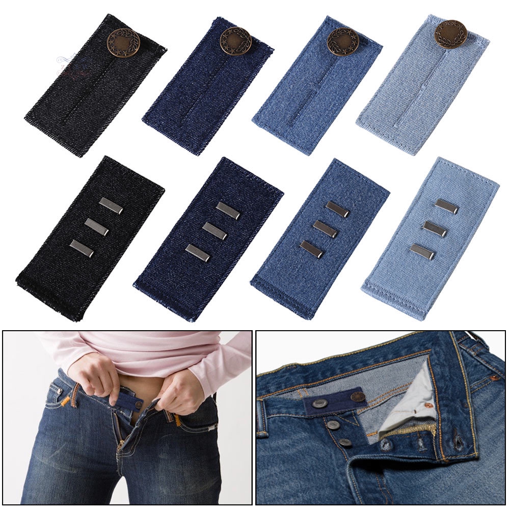 Pants Waist Extender Button for Men Women with Gold Finished Metal