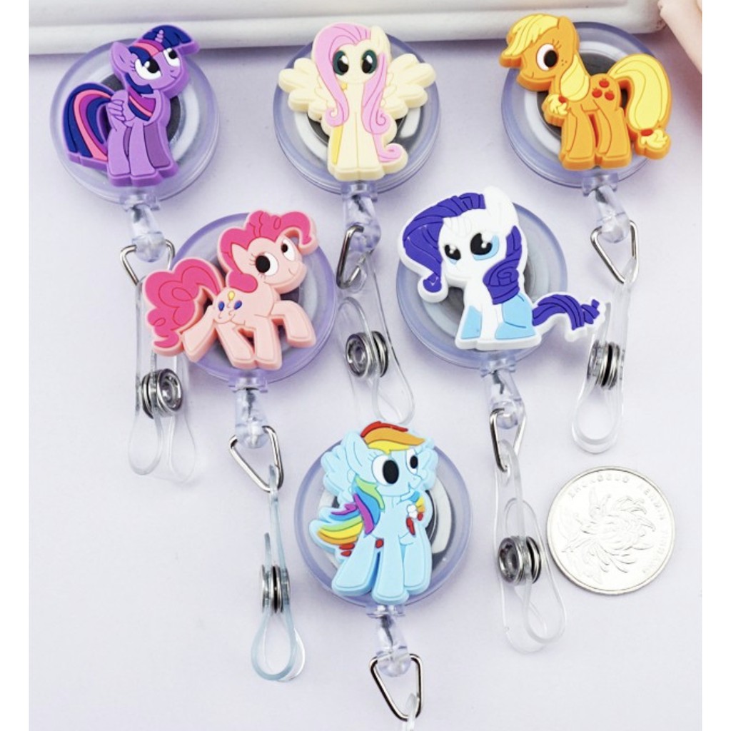 My Little Pony Pink Clip-On Badge Reel