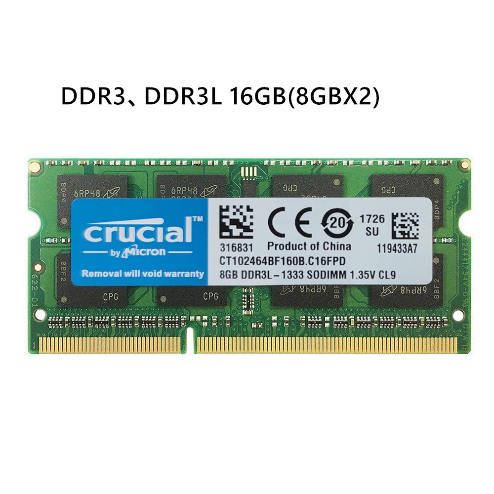 Ram hot sale ddr3l 8gb