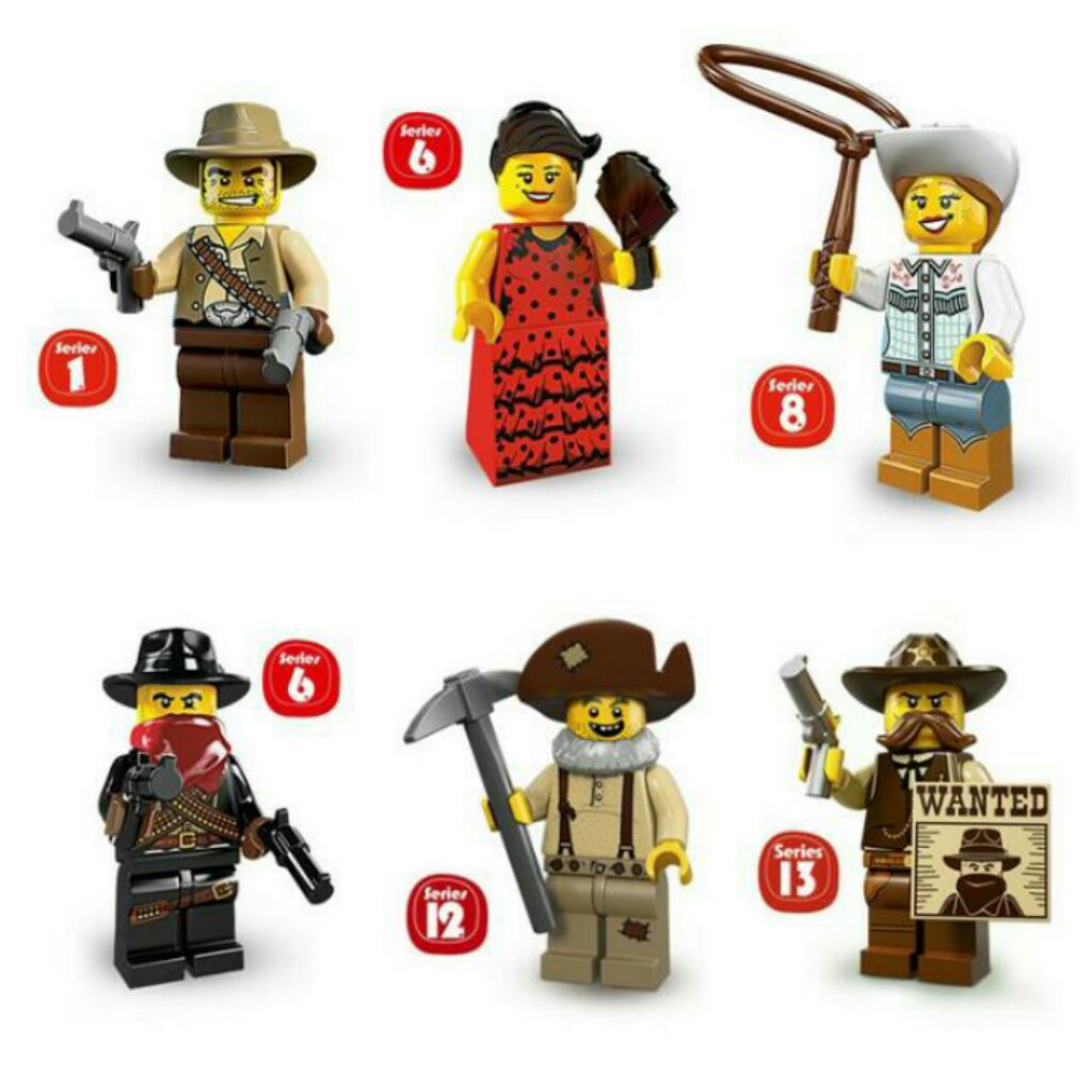 Lego wild west store minifigures