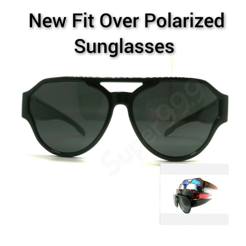 Men Female Oversized Fit Over Polarized Sunglasses for Driving