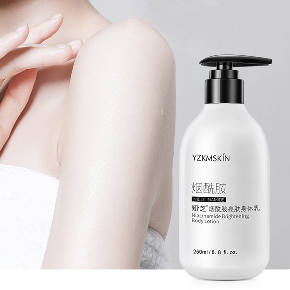 Niacinamide Whitening Body Lotion Cream Moisturizing Dark Skin