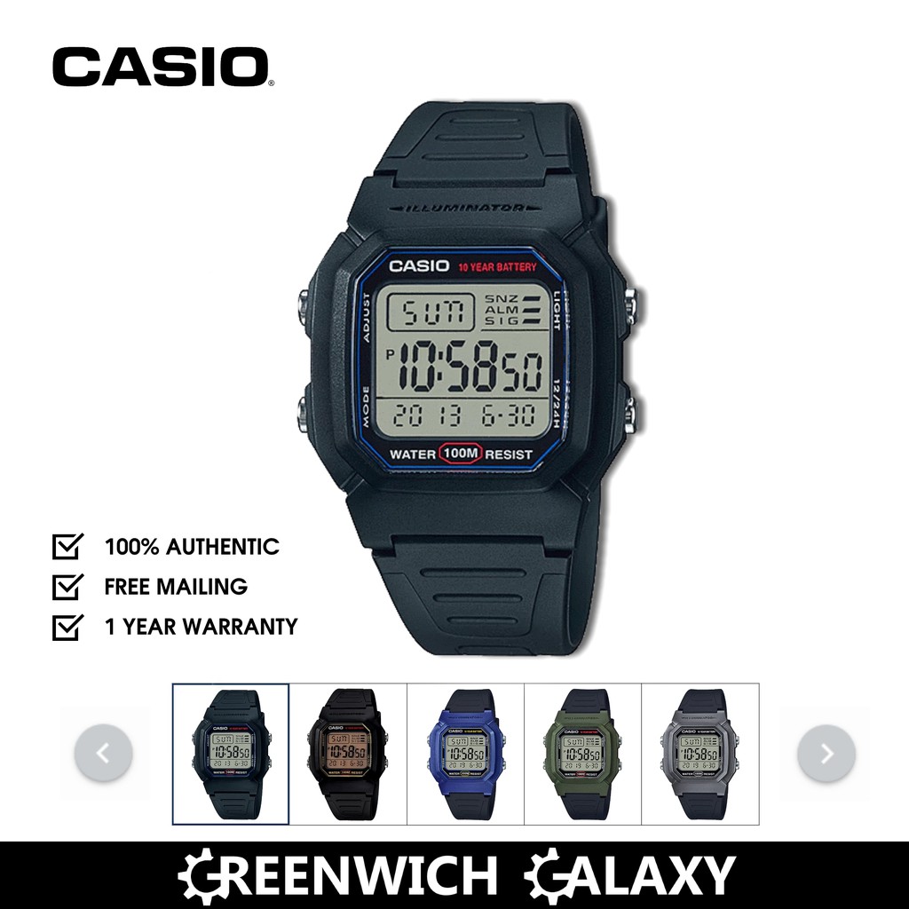 Casio on sale w 800