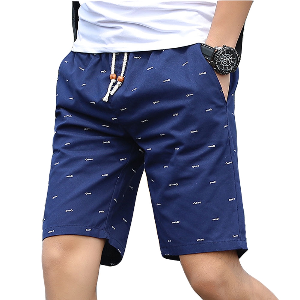 Mens casual 2025 drawstring shorts