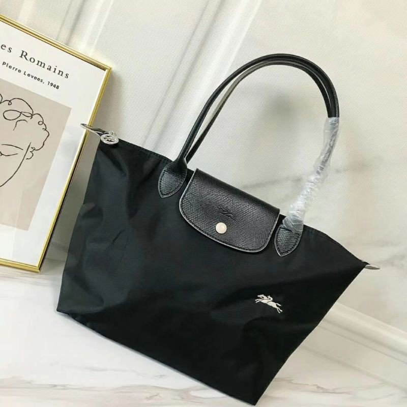 LONGCHAMP Le Pliage Neo Long Handle Large Black