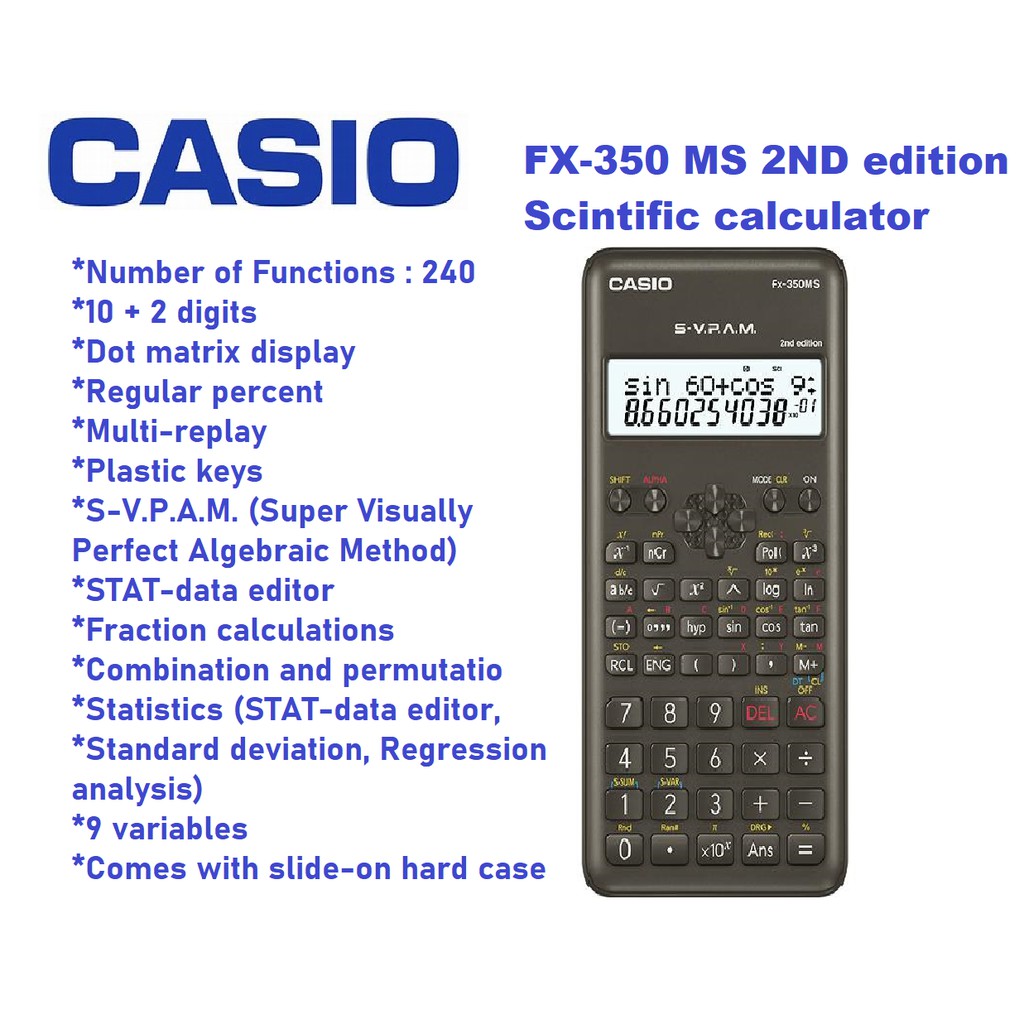 Calculator hotsell fx 350