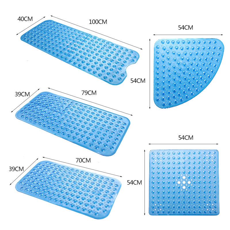 Shower Mat Non Slip Sector Rubber Corner Anti Mould Quadrant Bath Mat  Safety Mat