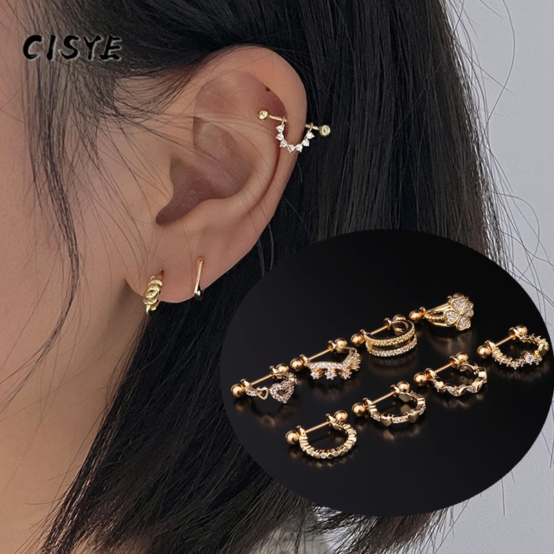 Cartilage ear piercing stud sale