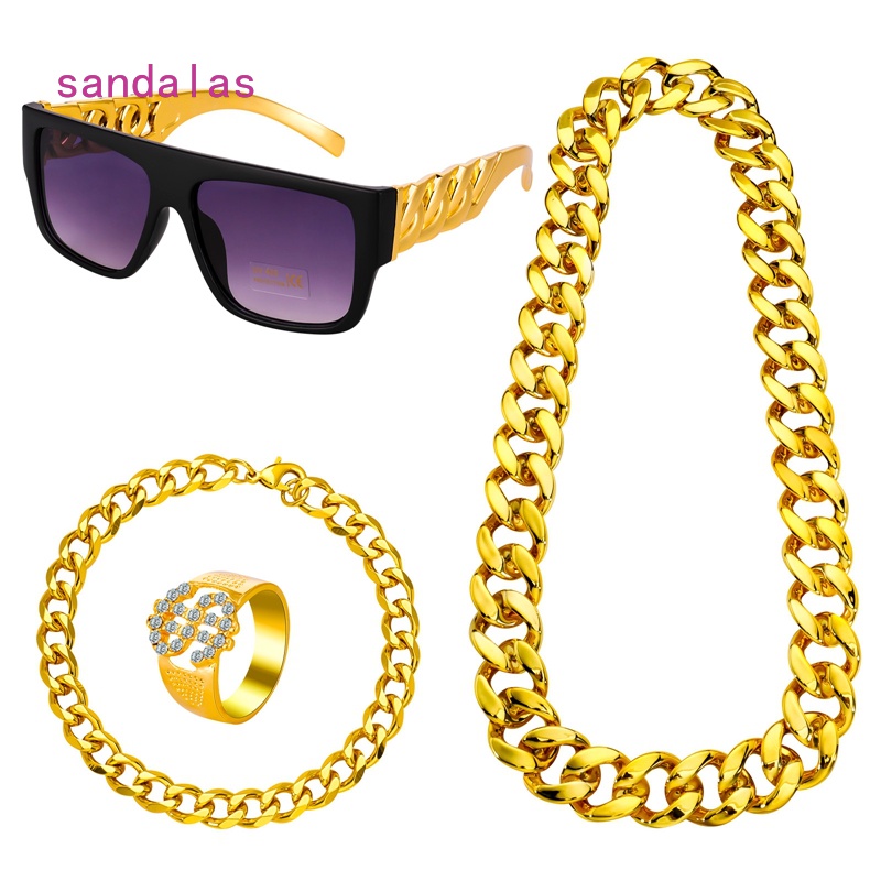 Fake 80's gold hot sale rope chain