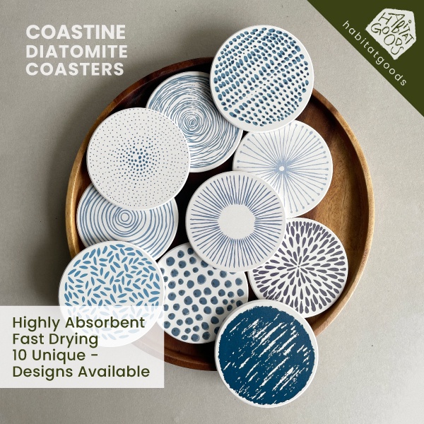 Diatomite Coaster Tableware Water Absorbent Drinkware