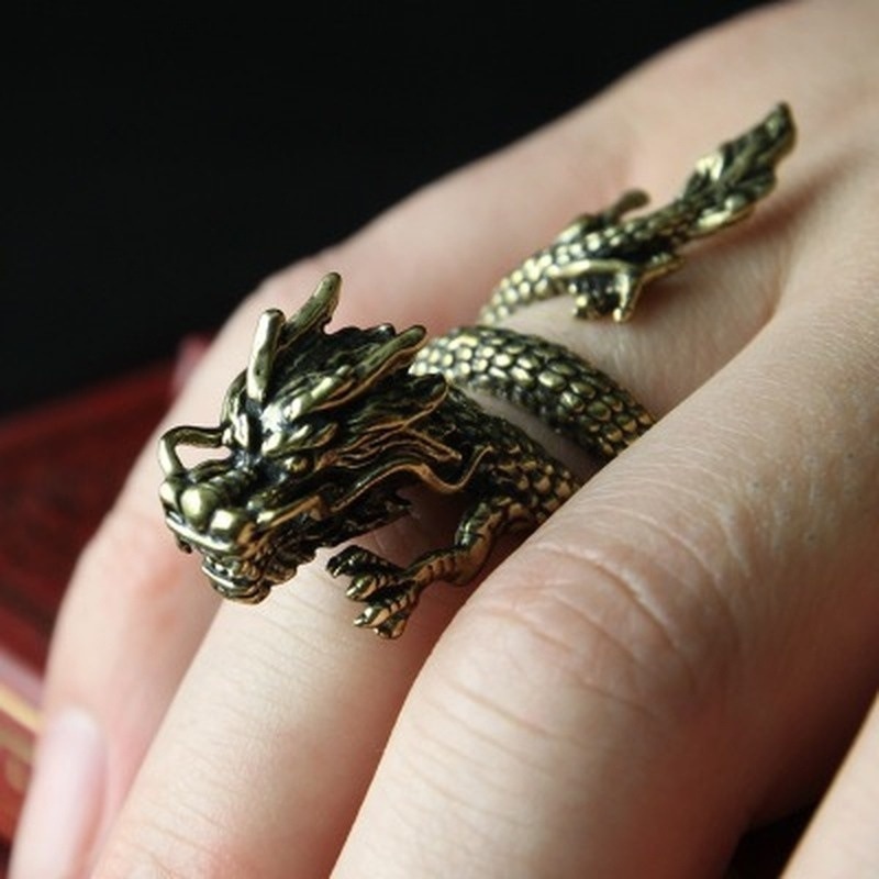 Mens 2025 dragon ring