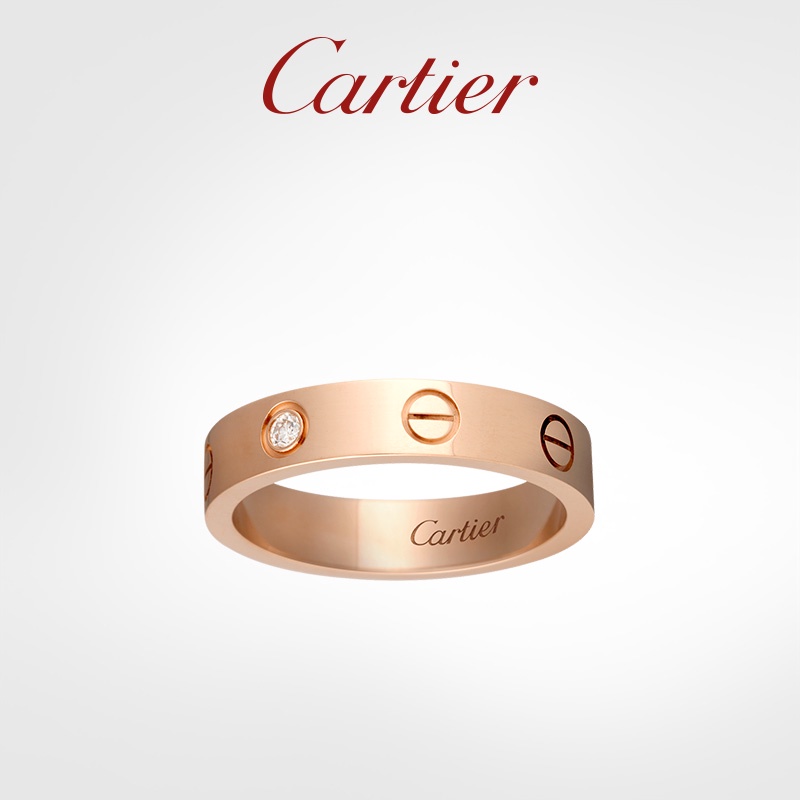 Cartier love wedding store band rose gold