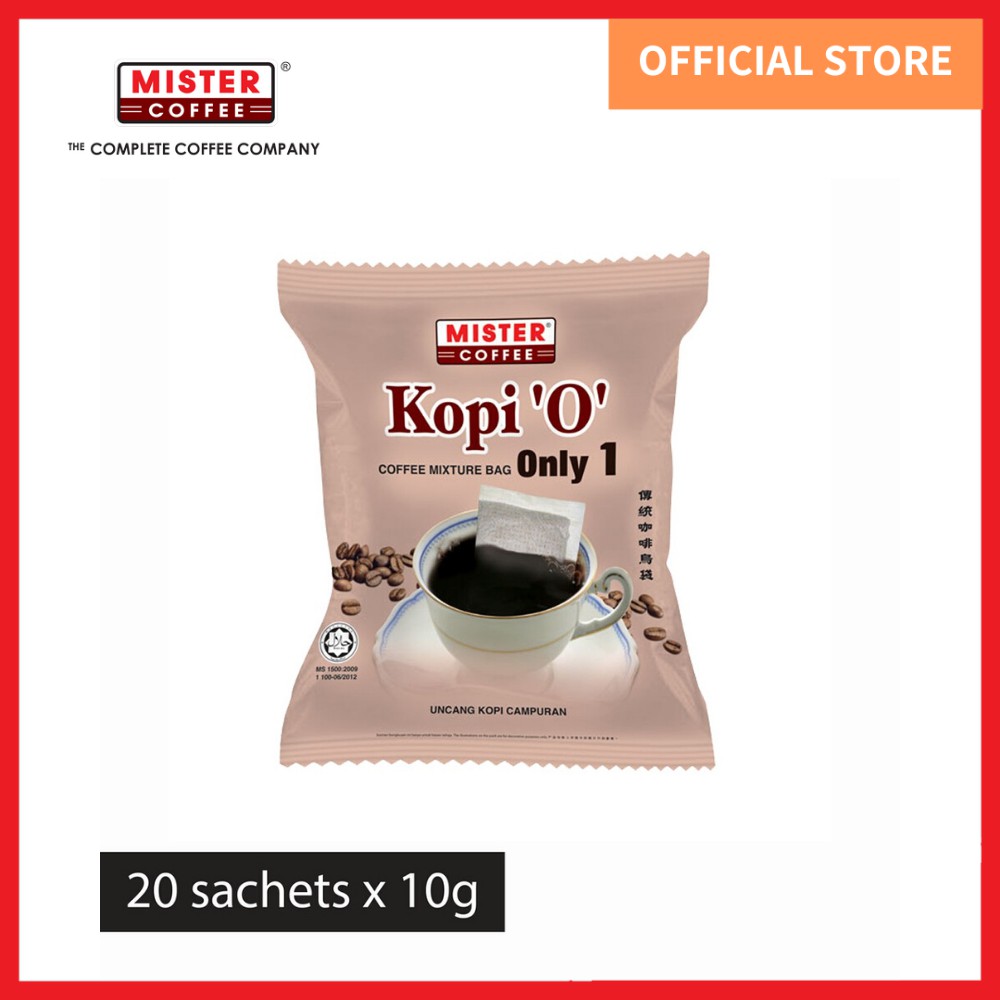 Kopi 'O' Only 1 Special Blend  Coffee Bag (10g x 20's) - Mister