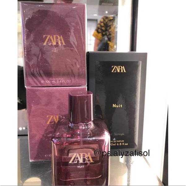 ZARA NUIT 100ML 200ML EDP Shopee Singapore