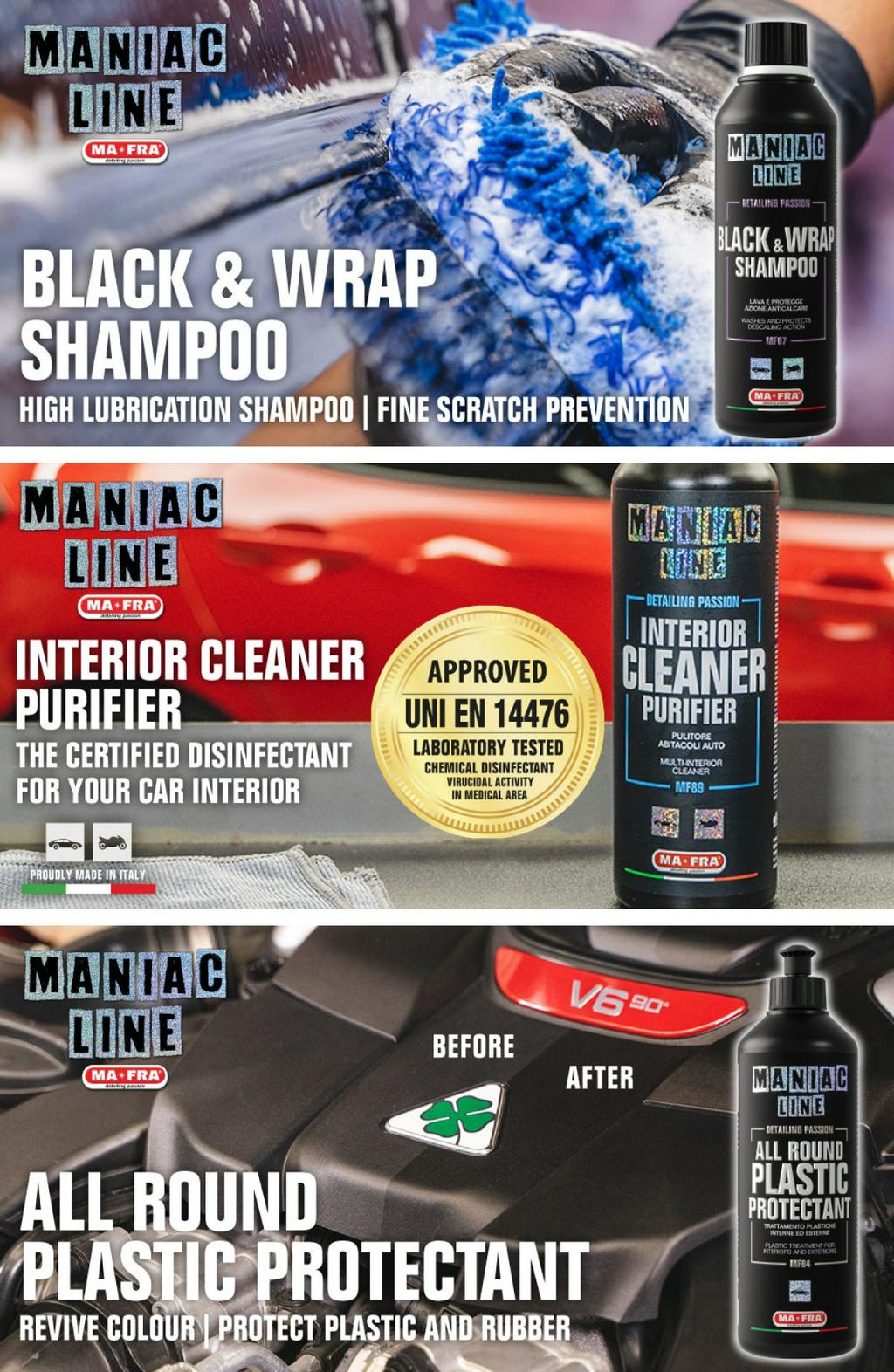 Mafra Maniac Line Alcantara Cleaner (Certified and Approved by
