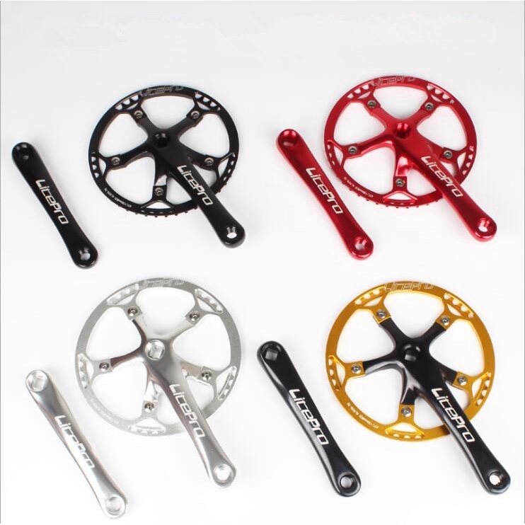 Folding best sale bike crankset