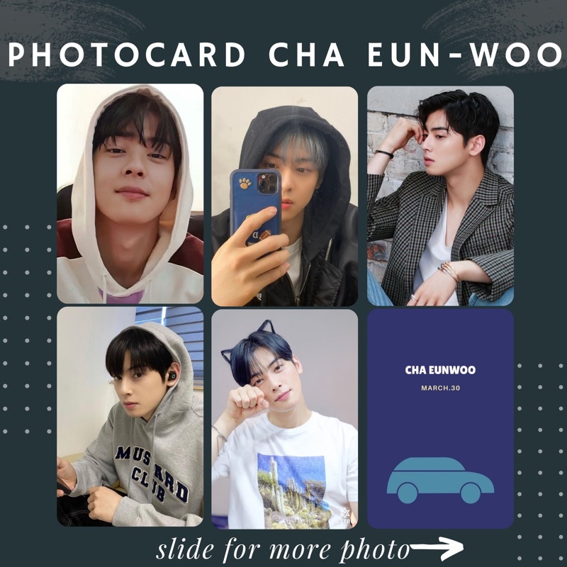 Blessing Photocard ASTRO CHA EUNWOO KOREA ACTOR order 3rd order