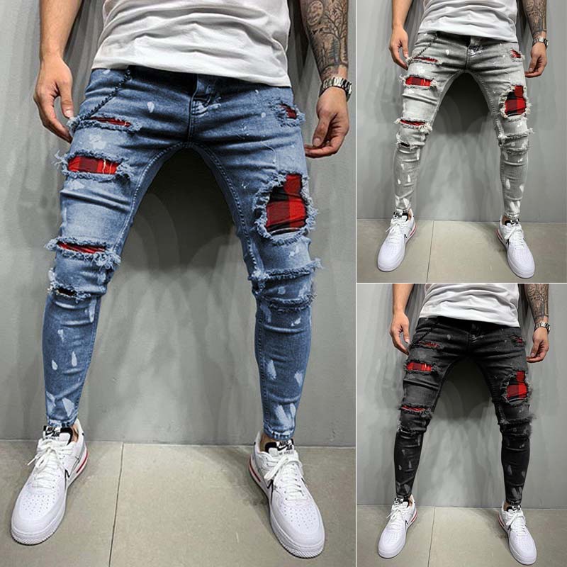 Frayed bottom jeans on sale mens