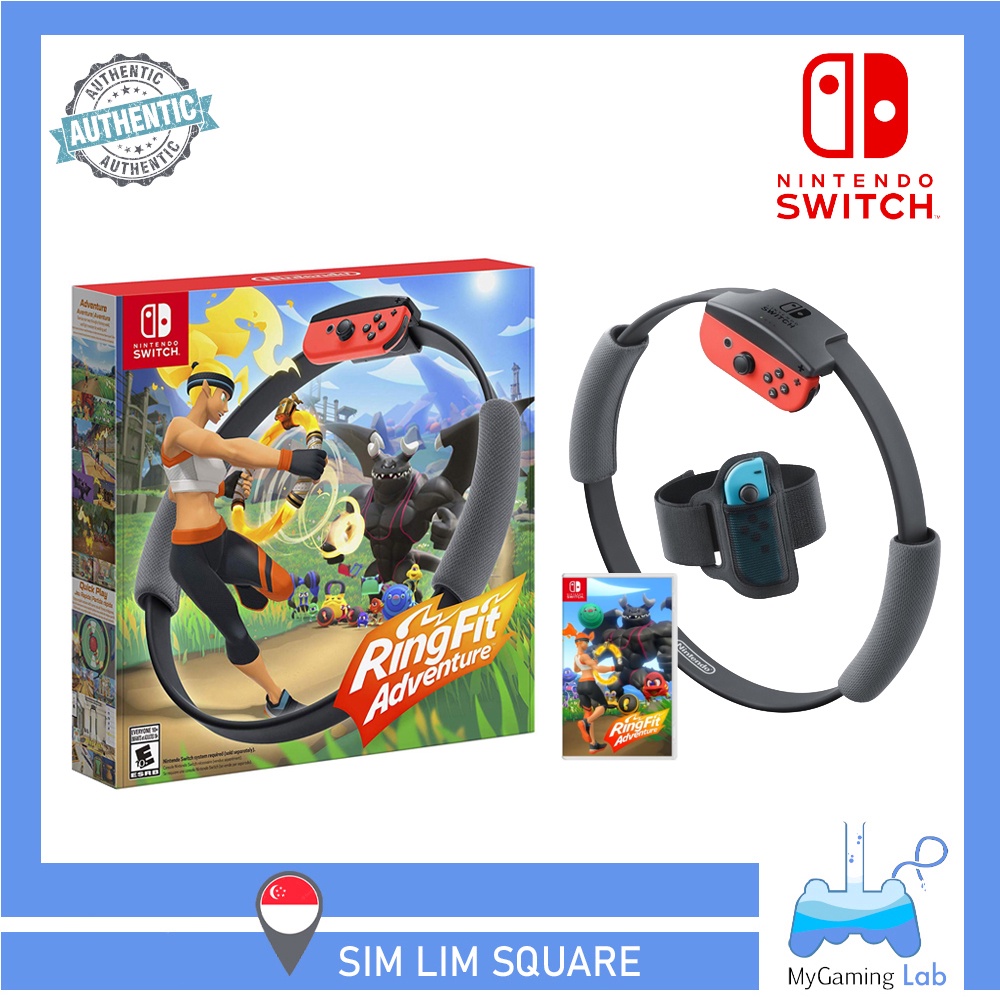 SG] Nintendo Switch Game Ring Fit Adventure ( Full Set with Game )