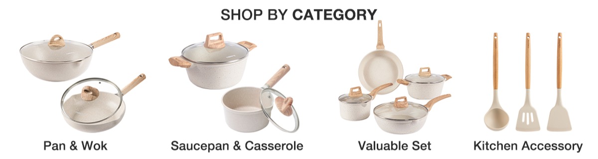 Masterclass Cookware Wooden Handle