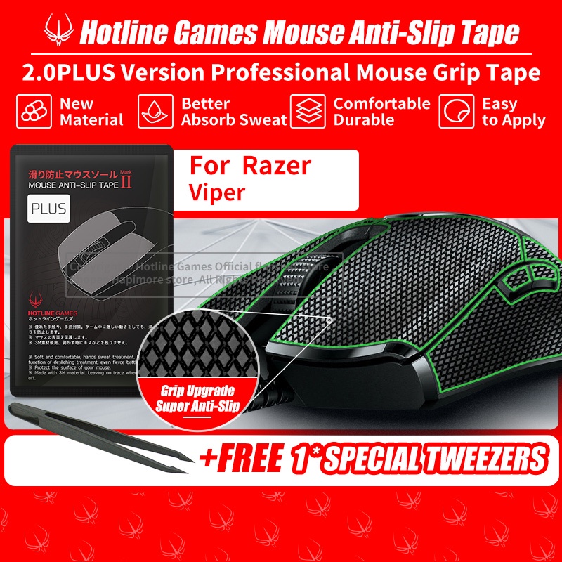  [Grip Upgrade] Hotline Games 2.0 Plus Mouse Anti Slip Grip Tape  Compatible With Logitech G Pro X Superlight Wireless Gaming Mouse  Skins,Sweat Resistant,Cut to Fit,Easy to Apply,Pro Performance Upgrade :  Video