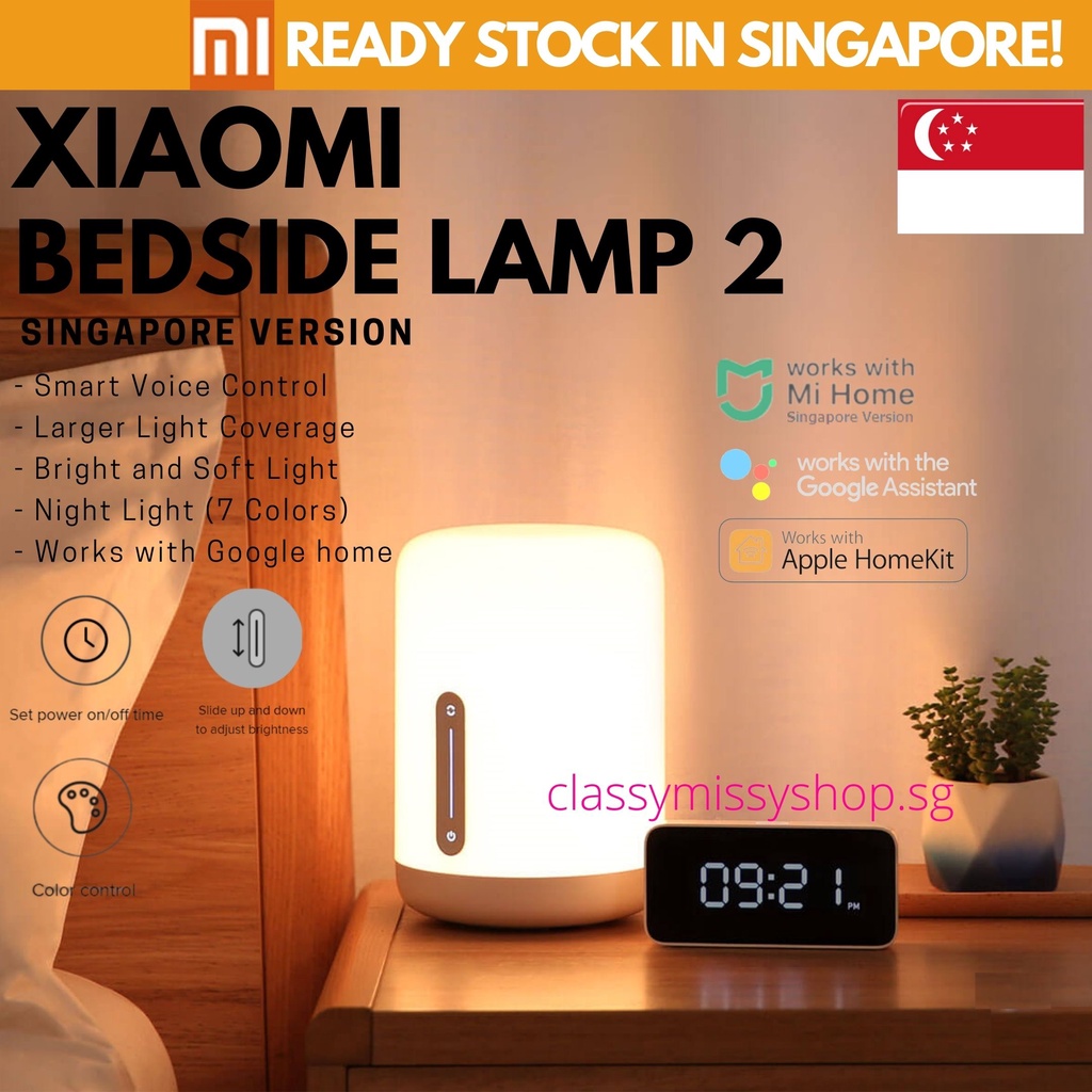 Mi bedside lamp 2 deals google assistant