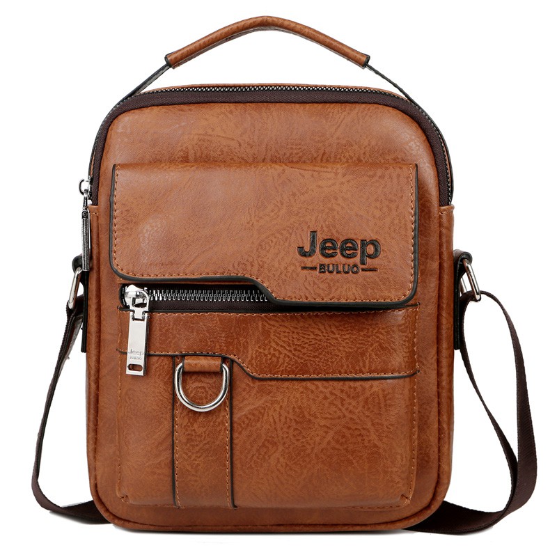 Mens leather deals crossover bags