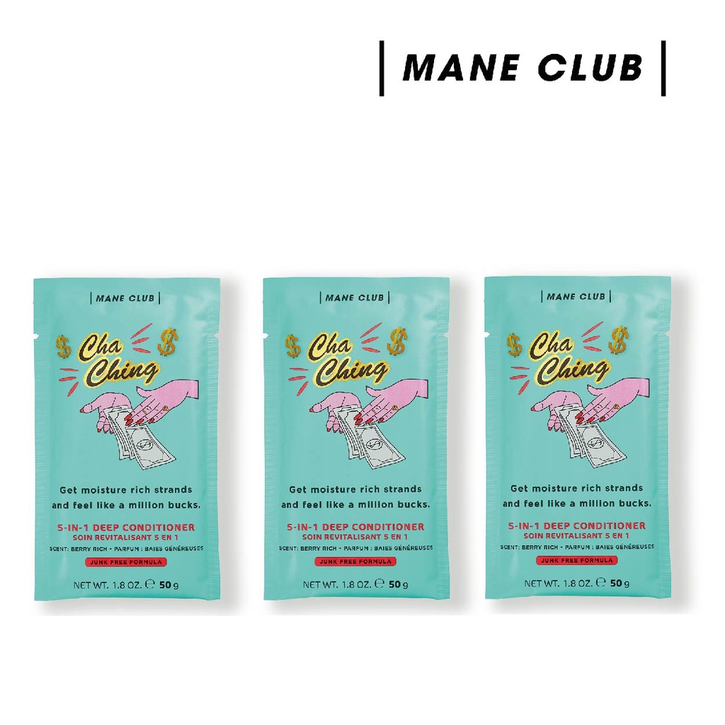 MANE CLUB Cha Ching Moisturizing Hair Mask 50g 3 Packs Shopee