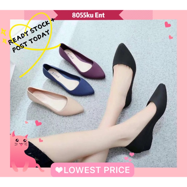 Anna Alina Wedges Heel Small Cutting Shoes Size: 36-41 | Shopee