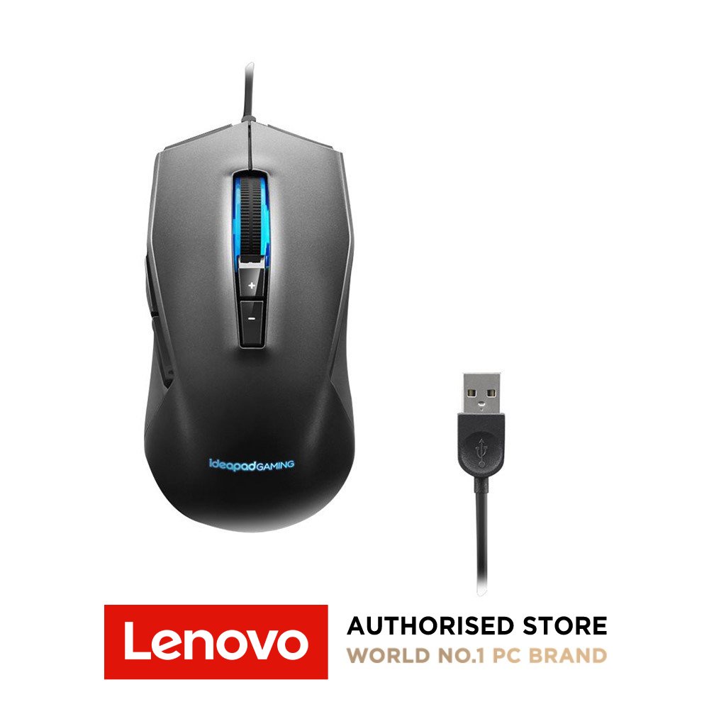 Lenovo Ideapad M100 RGB Gaming Wired Optical Gaming Mouse - Lenovo 