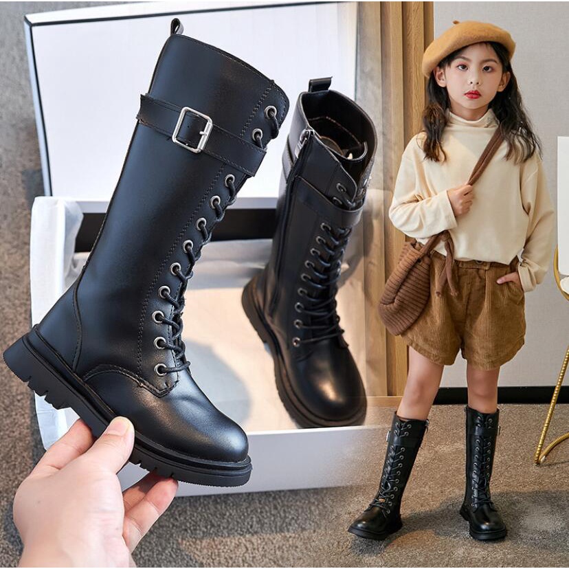 Girls real leather on sale boots