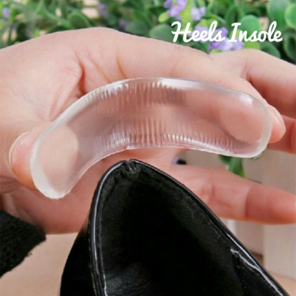 SG Stock Transparent Silicon Ankle Shoe Gel Cushion Protector Pad