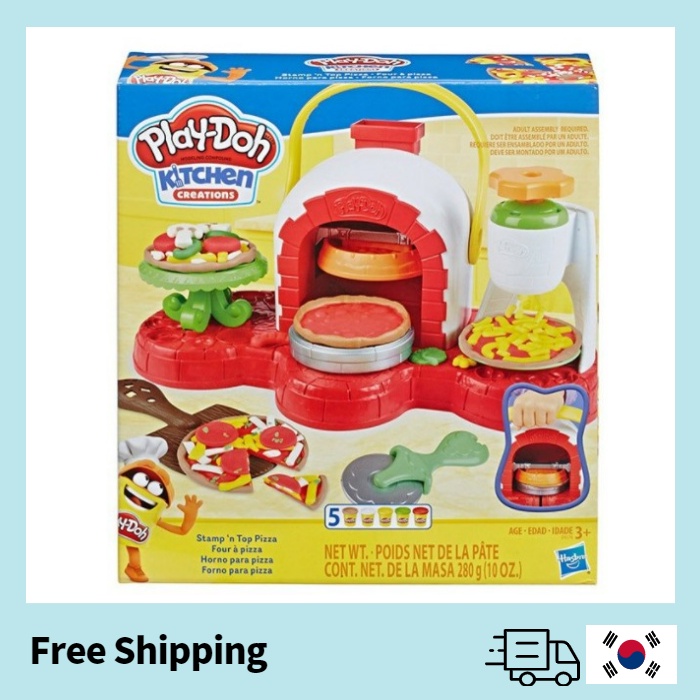 Play Doh Playdoh Pizza Oven Toy with 5 Non-Toxic PlayDoh Colors