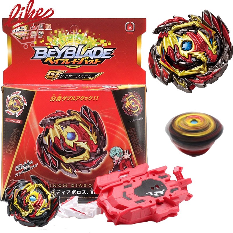 FLAME B 145 DX Starter Benome DiaIbolos.Vn.Bl Beyblade Burst Set